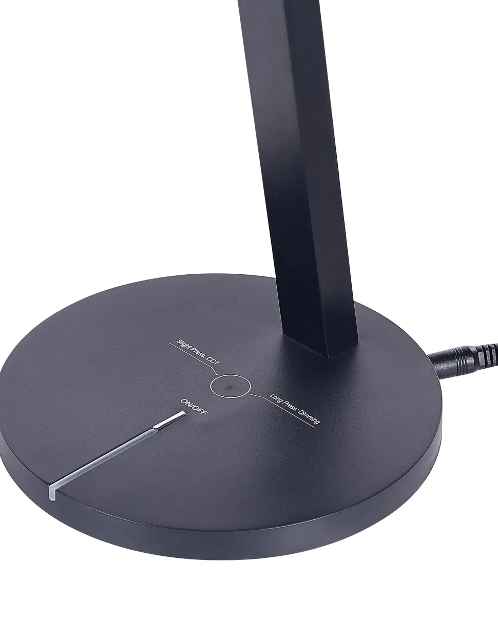 Candeeiro De Mesa Led Preto 48 Cm Dorado