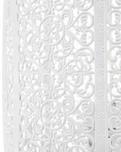 Candeeiro De Mesa Marroquino Branco Somes