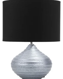 Candeeiro De Mesa Prateado 42 Cm Kuban