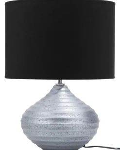 Candeeiro De Mesa Prateado 42 Cm Kuban