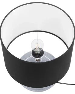 Candeeiro De Mesa Prateado 42 Cm Kuban