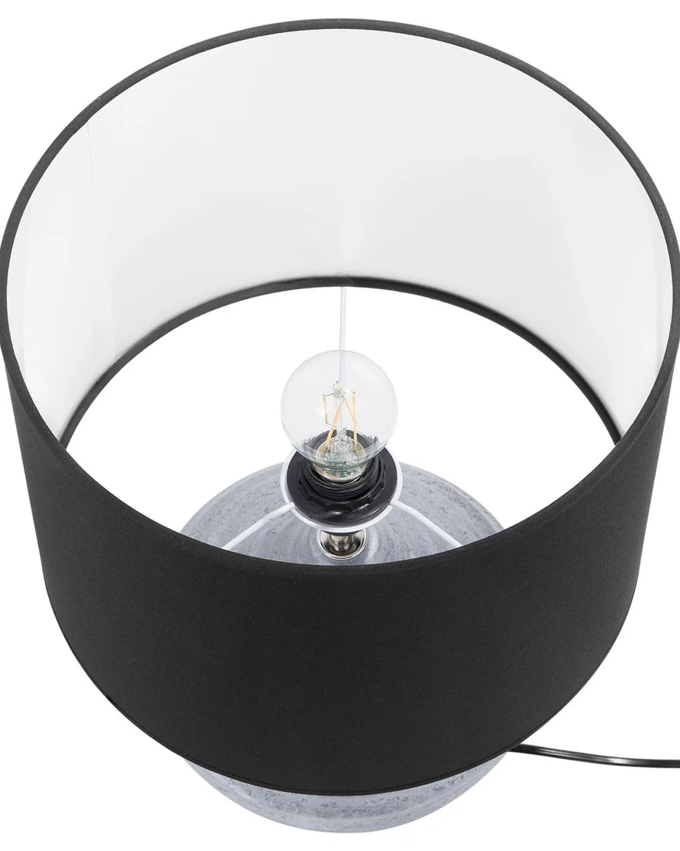 Candeeiro De Mesa Prateado 42 Cm Kuban