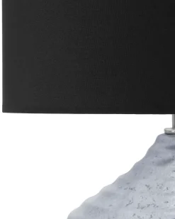 Candeeiro De Mesa Prateado 42 Cm Kuban