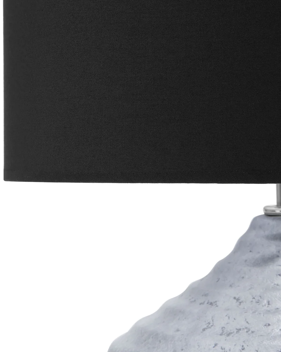 Candeeiro De Mesa Prateado 42 Cm Kuban