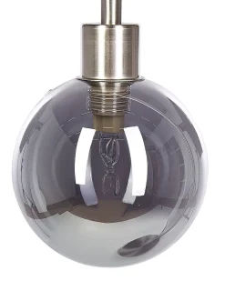 Candeeiro De Mesa Prateado Ramis