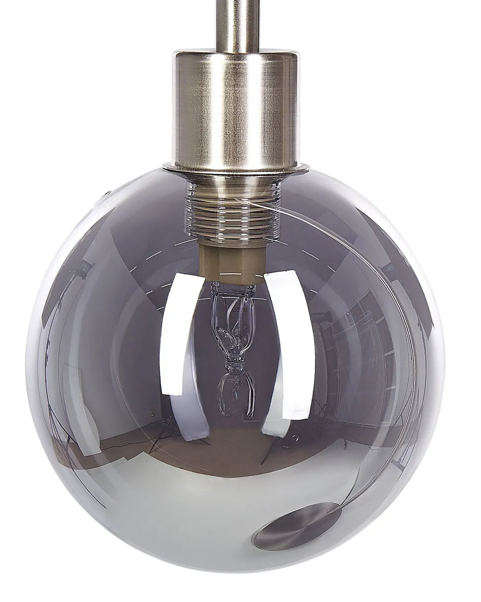 Candeeiro De Mesa Prateado Ramis