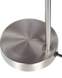 Candeeiro De Mesa Prateado Ramis