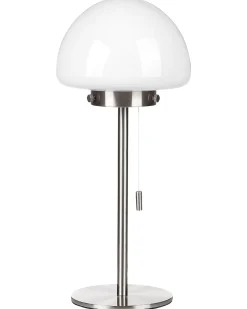 Candeeiro De Mesa Prateado 39 Cm Moruga