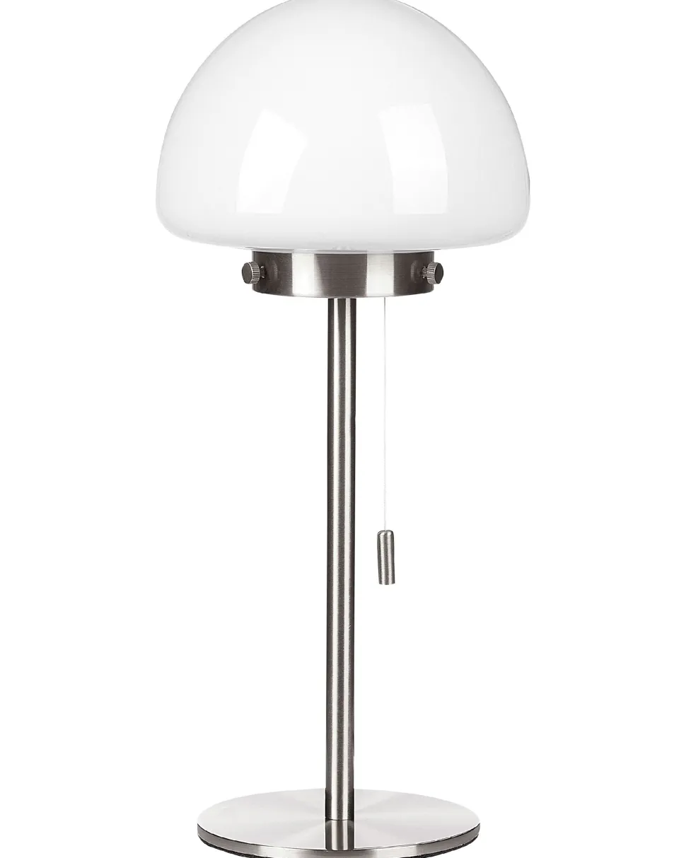 Candeeiro De Mesa Prateado 39 Cm Moruga