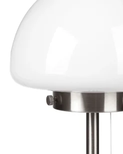 Candeeiro De Mesa Prateado 39 Cm Moruga