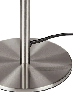 Candeeiro De Mesa Prateado 39 Cm Moruga