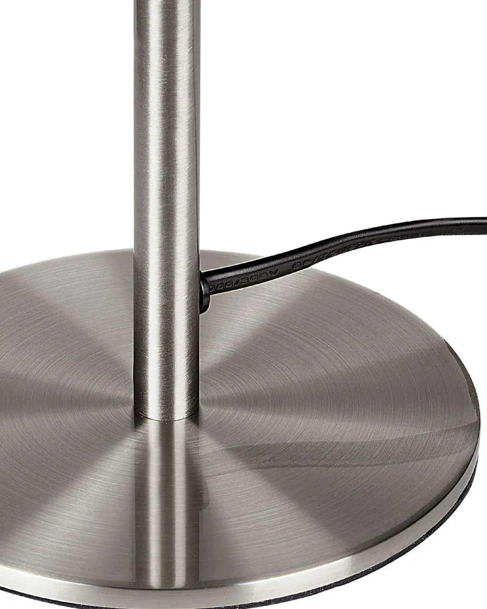 Candeeiro De Mesa Prateado 39 Cm Moruga