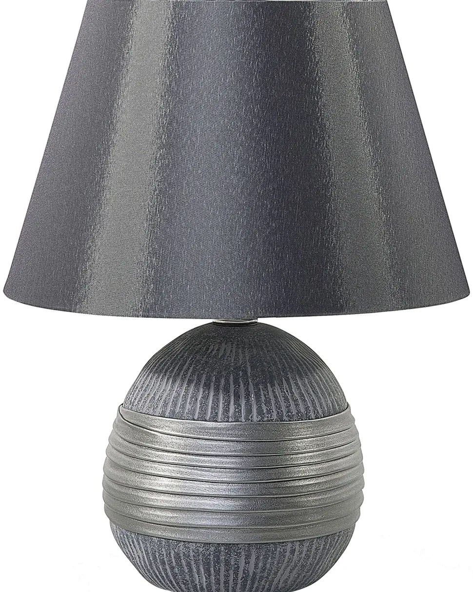 Candeeiro De Mesa Prateado Sado