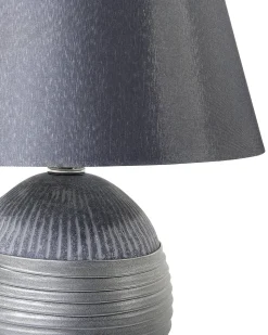 Candeeiro De Mesa Prateado Sado