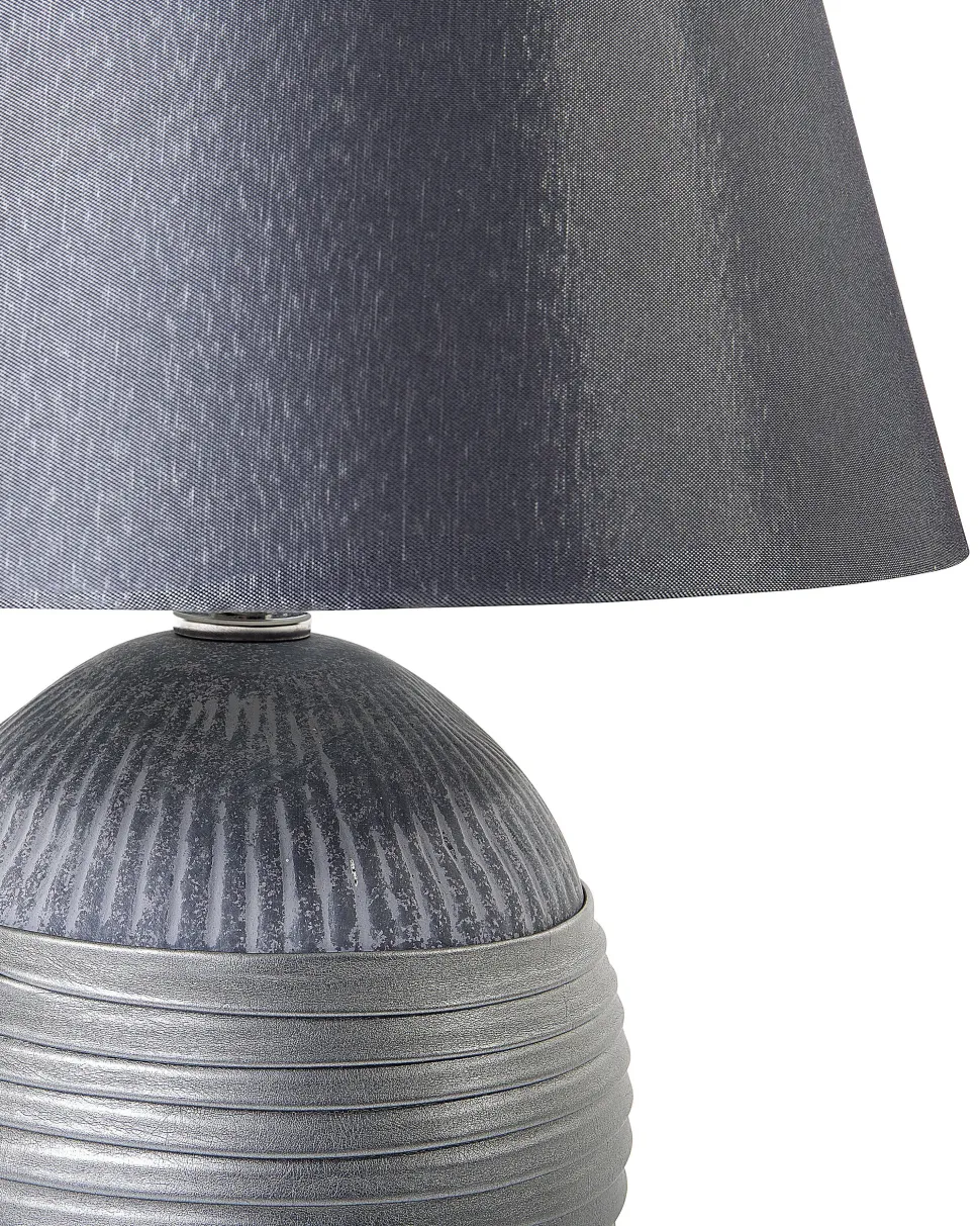 Candeeiro De Mesa Prateado Sado