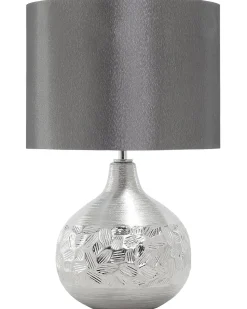 Candeeiro De Mesa Prateado Yakima