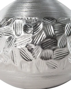 Candeeiro De Mesa Prateado Yakima