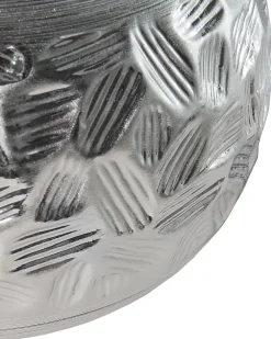 Candeeiro De Mesa Prateado Yakima