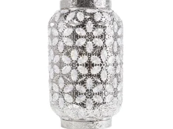 Candeeiro De Mesa Prateado Sajo M