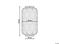 Candeeiro De Mesa Prateado Sajo M
