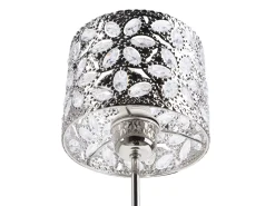 Candeeiro De Mesa Prateado Sajo S