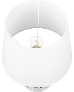 Candeeiro De Mesa Prateado 52 Cm Pineapple