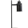 Candeeiro De Mesa Preto 37 Cm Mundaka