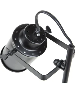 Candeeiro De Mesa Preto 37 Cm Mundaka