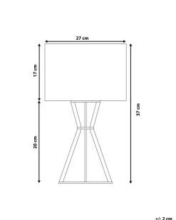 Candeeiro De Mesa Preto Carrion