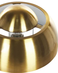 Candeeiro De Mesa Preto E Dourado Senette