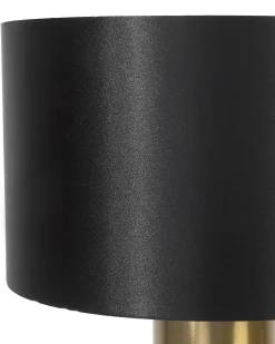 Candeeiro De Mesa Preto E Dourado Darling