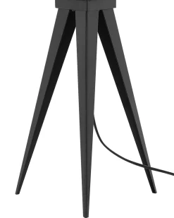 Candeeiro De Mesa Preto E Cinzento Claro Stiletto