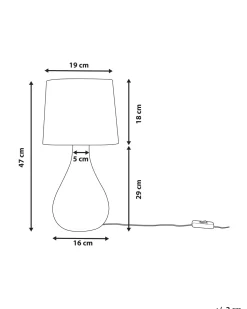 Candeeiro De Mesa Preto E Cobre Abrams