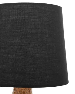 Candeeiro De Mesa Preto E Cobre Abrams