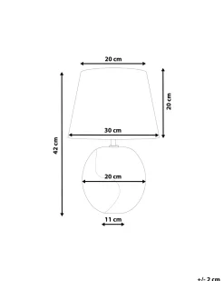Candeeiro De Mesa Preto E Prateado Argun