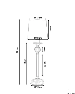 Candeeiro De Mesa Preto Kubena