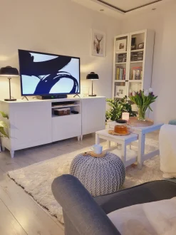 Candeeiro De Mesa Preto Senette