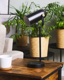 Candeeiro De Mesa Preto Tyria