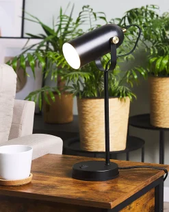 Candeeiro De Mesa Preto Tyria