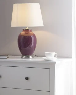 Candeeiro De Mesa Roxo Brenta