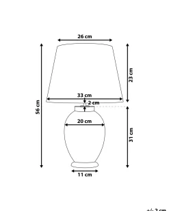 Candeeiro De Mesa Roxo Brenta