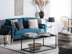 Candeeiro De Mesa Transparente E Preto Osum