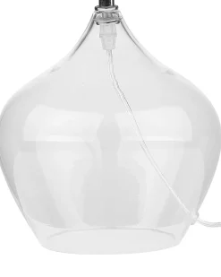 Candeeiro De Mesa Transparente E Preto Osum