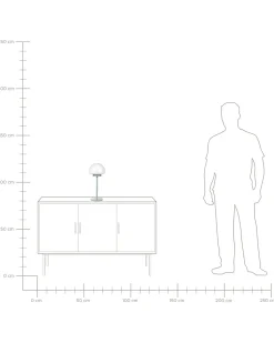 Candeeiro De Mesa Verde 39 Cm Moruga