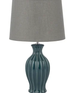 Candeeiro De Mesa Verde E Cinzento Samina