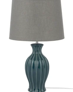 Candeeiro De Mesa Verde E Cinzento Samina