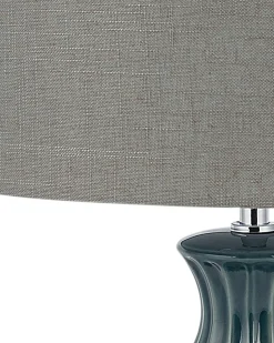 Candeeiro De Mesa Verde E Cinzento Samina