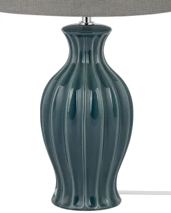 Candeeiro De Mesa Verde E Cinzento Samina