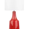 Candeeiro De Mesa Vermelho Triversa