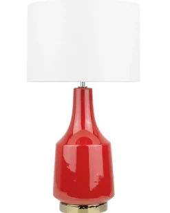 Candeeiro De Mesa Vermelho Triversa